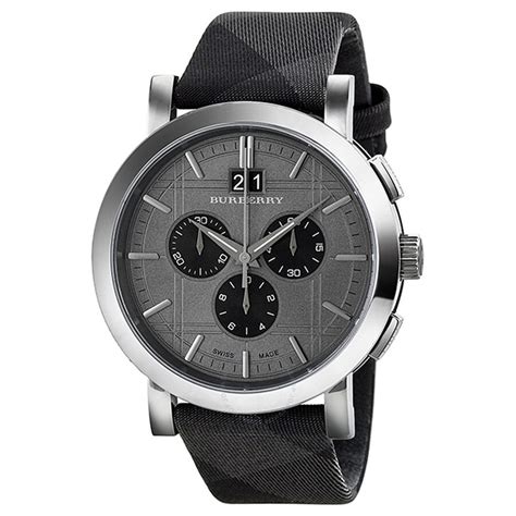 burberry watch bu 1758|Burberry Chronograph Beat Check Grey Dial Stainless Steel .